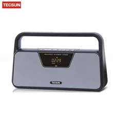 TECSUN A9 передача УКВ-стереосигналов Приём светодиодный цифровой Дисплей MP3 плеер Компьютер радио динамик приемника Портативный радио Лидер продаж