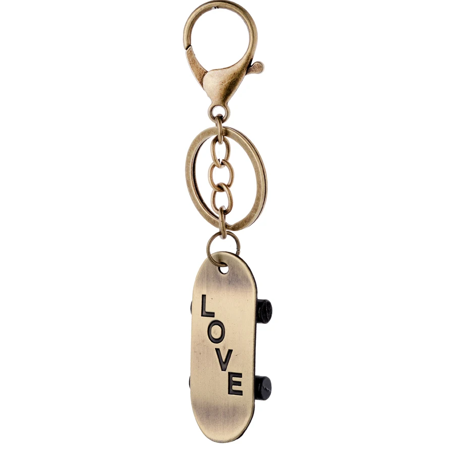 

Punk Vintage"I Love You"Scooter Shape Keychain Alloy Couple Key Chain Ring Holder Unisex Bag Charm Car Keyring Lovers Gift FY014