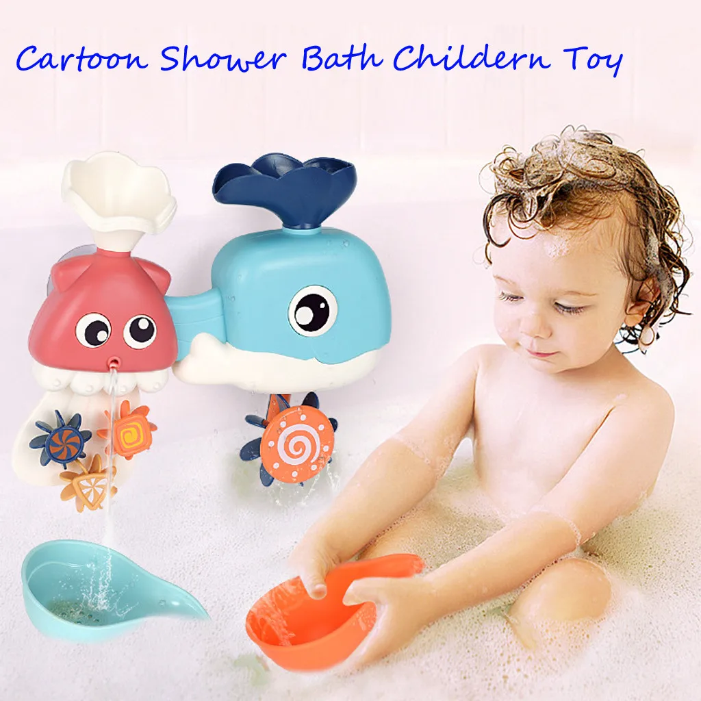 Baby Kids Bath Toys Whale Waterwheel Shower Spray Water Bathtub Bathroom Toy Children's products good-looking Bath toys product Baby Kids Bath Toys Whale Waterwheel Shower Spray Water Bathtub Bathroom Toy Children's products good-looking Bath toys product