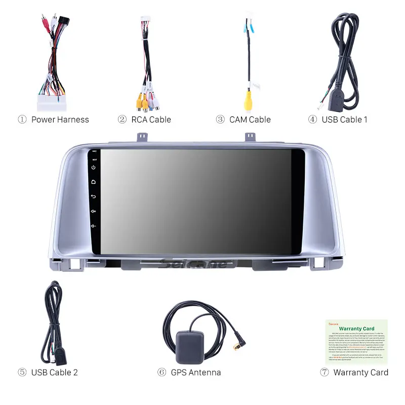 Top Seicane 2din Android 8.1 9 inch Car GPS Head Unit Player For Kia K5 2015 2016 2017 support SWC 3G Backup camera Bluetooth Wifi 3