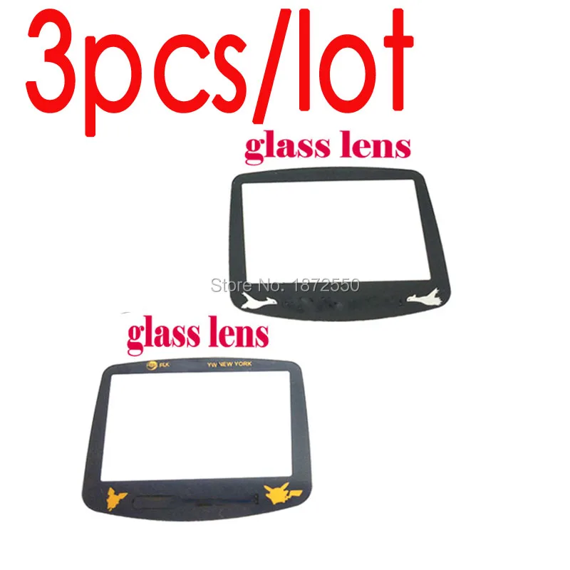 3pcs/lot Pocket Elf Cartoon Glass Screen Protector Fit GameBoyAdvance GBO DMG Game Console Lens Color Boy Advance | Электроника