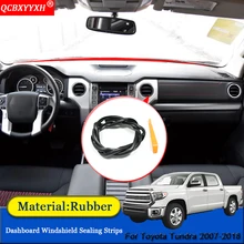 Автомобиль-Стайлинг анти-Шум Звукоизолированные пыле приборной панели автомобиля Лобовое стекло щеточное авто аксессуары для Toyota Tundra 2007