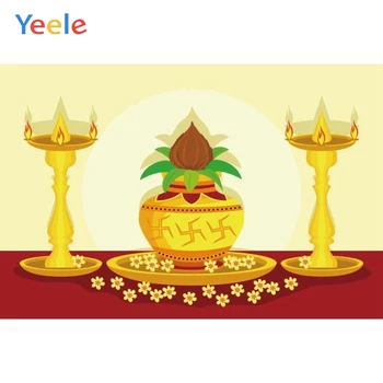 

Yeele Golden Chalice Flowers Portrait Photocall Studio Photography Backdrops Photo Backdrop Background For Photo shoots