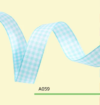 

0.5" Inch 12 mm or 1.2 mm Scottish gingham taffeta ribbon