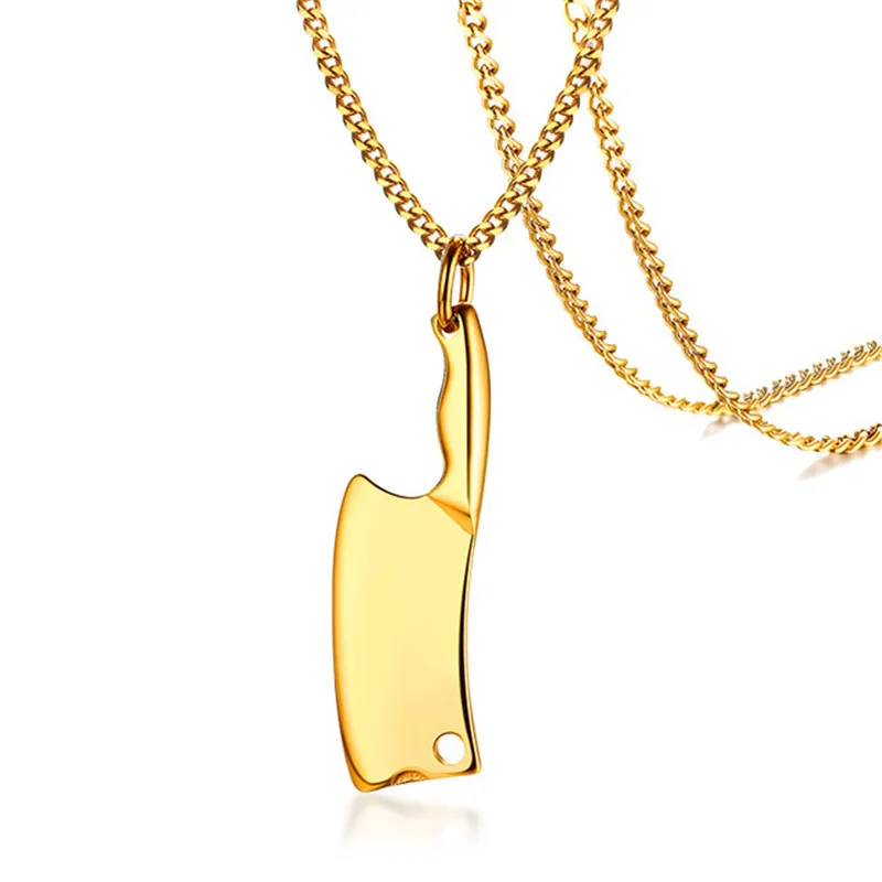 Мужское ожерелье подвеска из нержавеющей стали|pendant necklace|knife necklacenecklace rock |