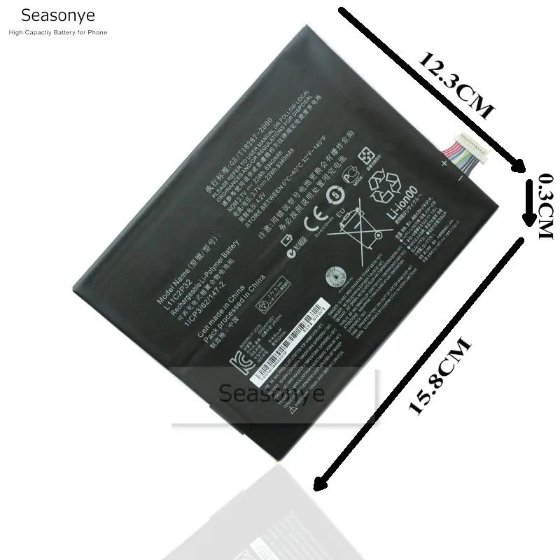 Seasonye 6340 мАч L11C2P32 L12D2P31 Замена Батарея для lenovo ideatad S6000 S6000-H A7600 A7600-HV A7600-F S6000L-F A10-80HC