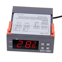 Termómetro stc-1000 controlador de temperatura digital termostato Universal-50 ~ 99C 220 V acuario w/Sensor Dropshipping 2018 nuevo