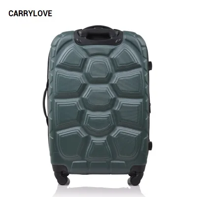 CARRYLOVE classic grid luggage series 25 inch Turtle shell ABS Rolling Luggage Spinner brand Travel Suitcase
