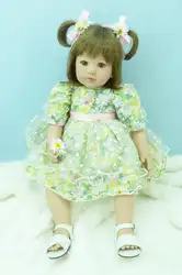 60 см Силиконовые винил возрождается игрушки куклы реалистичные 24 дюйма принцесса малышей Кукла Baby-Reborn жив Bebe для девочек bonecas Brinquedos