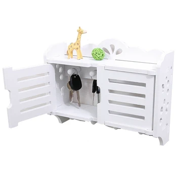 

Simple and Modern Wall Shelves Hook-Free Drilling Living Room Decorative Wall Hanging Key Storage Box Finishing Box