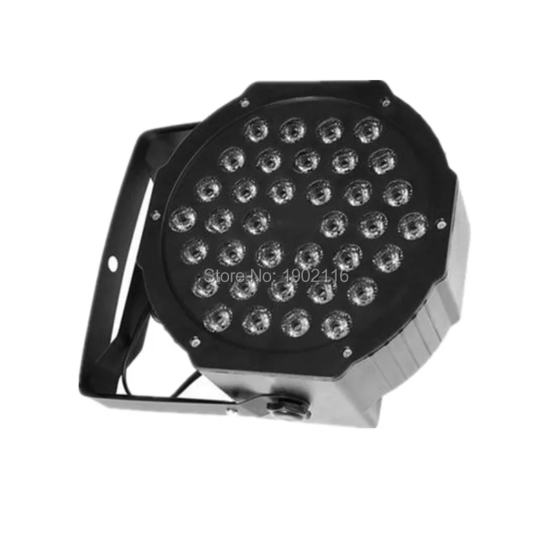 8 шт./лот, плоский светодиодный светильник 36x3 Вт, RGB DMX512, сценический светильник, дискотека, DJ, светильник, светодиодный, Par, Стропильный светодиодный светильник, и быстрая