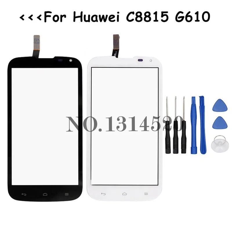 Сенсорная панель 5 0 дюйма для Huawei C8815 G610 стеклянный датчик дигитайзер Запасные