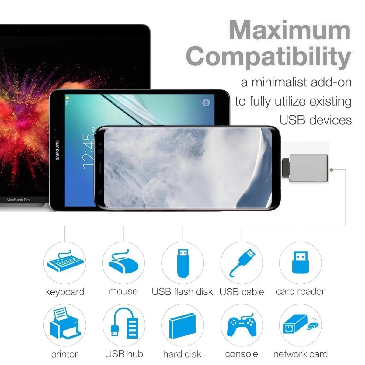 Type-C к USB OTG+ USB-C к Micro USB адаптер для sony Xperia 1 XZ3 L1 L2 XZ XZ1 XZ XZ2 Premium X Compact XA1 10 Plus XA2 Ultra