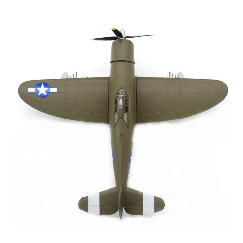 Предварительно построенный 1: 72 Республика P-47 Thunderbolt истребитель P-47D Второй мировой войны самолет хобби Коллекционная готовая пластиковая модель самолета