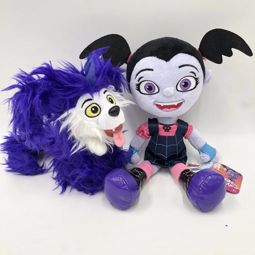 purple dog plush