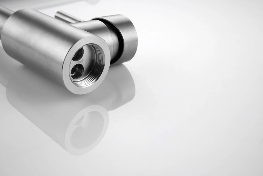 Folding Kitchen Faucet Stretchable Swing Arm Brushed  Single Hole Single Handle Deck Mounted Cold & Hot Kitchen Sink Faucet  (14)