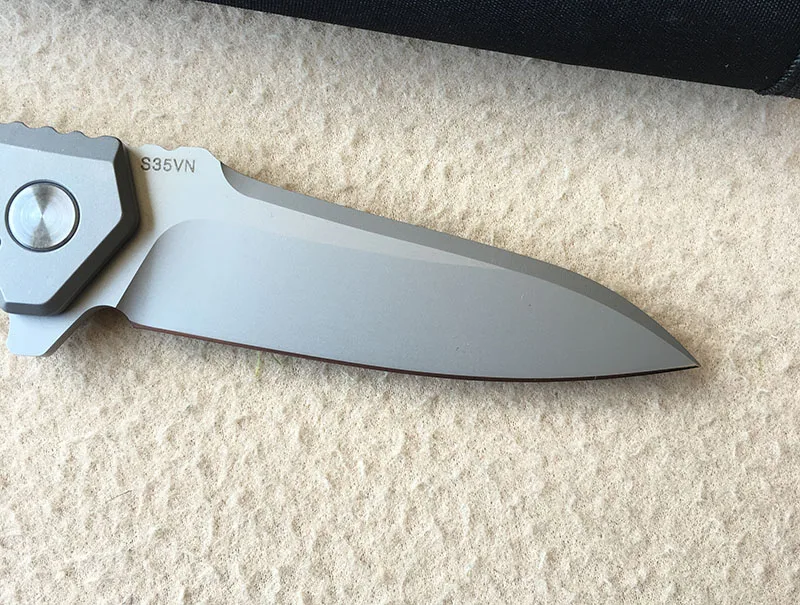 Складной нож LEMIFSHE Flipper S35VN клинок с рукояткой из титанового сплава карманный