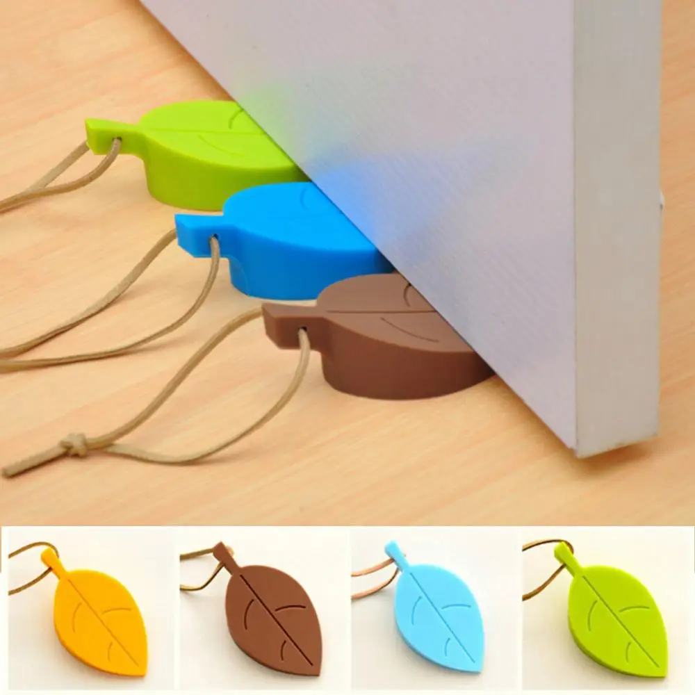 

Cute Cartoon Door Stopper Silicon Doorstop Safety For Baby Home Decoration 4 Colors Door Stop