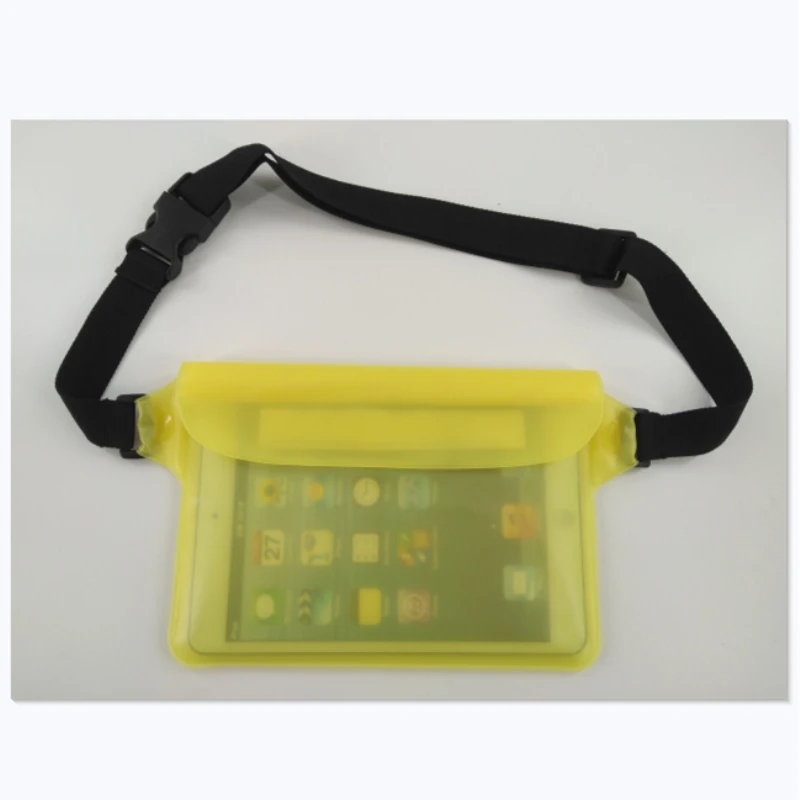 Водонепроницаемая сумка для плавания, спортивный рюкзак для дайвинга, поясная сумка, подводный Сухой Рюкзак, карман для телефона - Цвет: Желтый цвет