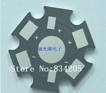 

1W 3W high-power LED light-emitting diode hexagon Heat sinks / Cooling plate diameter:20mm
