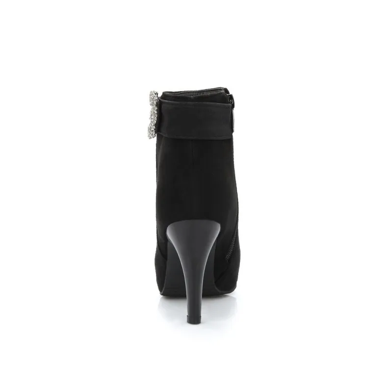 Женские зимние ботинки с пряжкой на каблуке молнии|fashion winter boots|winter bootsboots for woman |