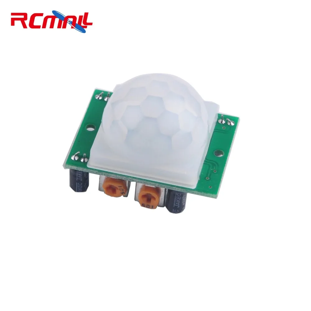 RCmall HC SR501 PIR инфракрасный сенсор пироэлектрический датчик движения модуль