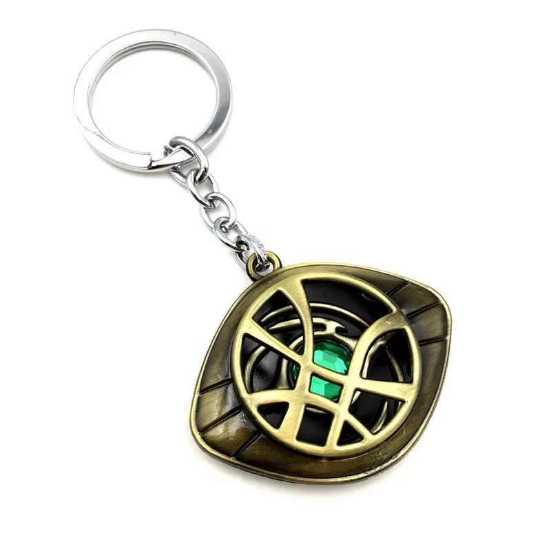 

Marvel Superhero Figure Doctor Strange Eye of Agomotto Keychain Toy Dr Strange Eye of Agamotto Key Chain Car Bag Keychain Gift