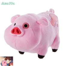 18cm Cartoon TV Movie Gravity Falls Plush Toys Kawaii Pink Pig Waddles Stuffed Toy Mini Soft Anime Dolls For Kids Birthday Gifts