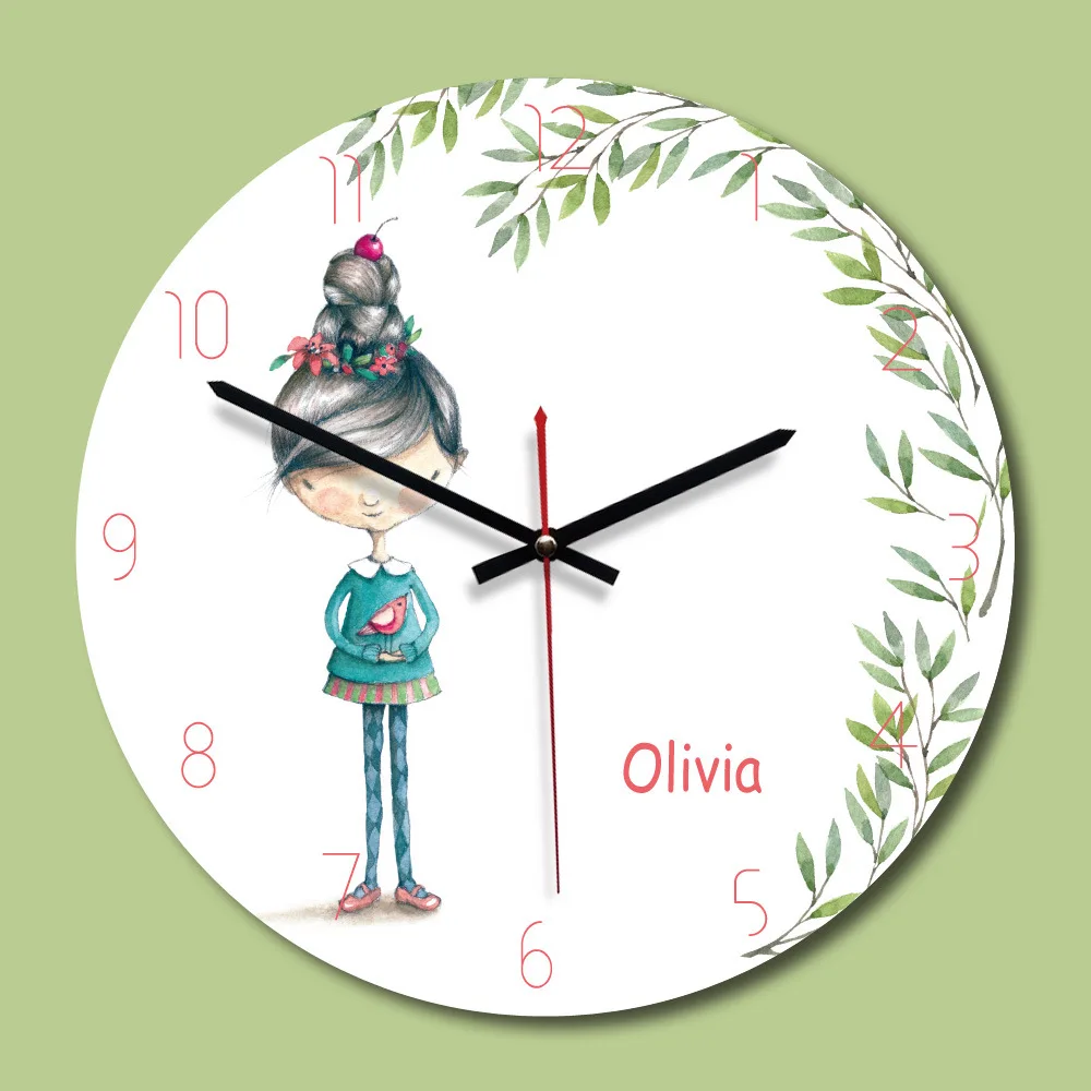 M.Sparkling Wall clocks battery operated decorative unique European creative wall clock personalized acrylic decorative AUG31