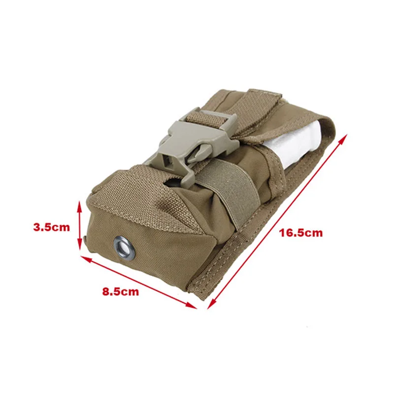 CB Тактический Airsoft 330 стиль дым Grenad Чехол кобура Cordura хаки TB2655 - Цвет: CB