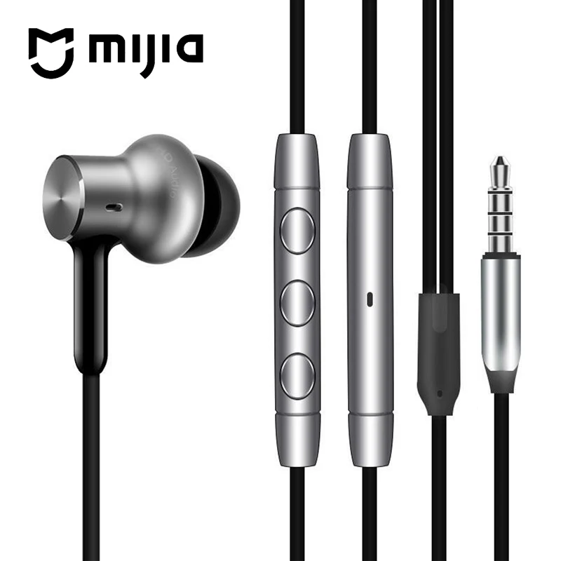 

Original Xiaomi Earphone Mi In-Ear Hybrid Pro HD With Mic Noise Cancelling Mi Headset For Mobile Phones Huawei Redmi Sony