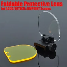 Тактическая Складная Защитная линза пуленепробиваемая линза для охотничьих прицелов, таких как ACOG/AIMPOINT
