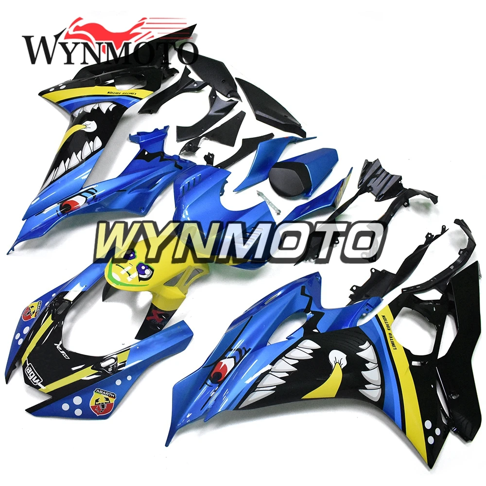 

Shark Blue Yellow R6 2017 Full Motorcycles Fairing Kit For Yamaha YZF600 R6 2017 2018 YZF R6 17 18 Motorcycle ABS Plastics Hulls