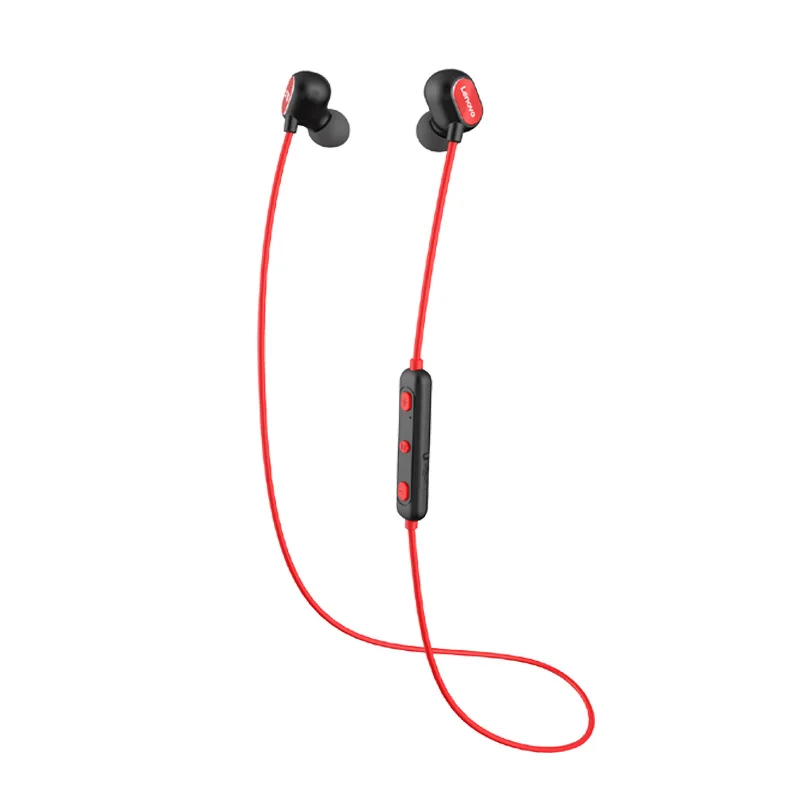 Магнитные Bluetooth наушники Lenovo H02 водонепроницаемые спортивные CSR со встроенным