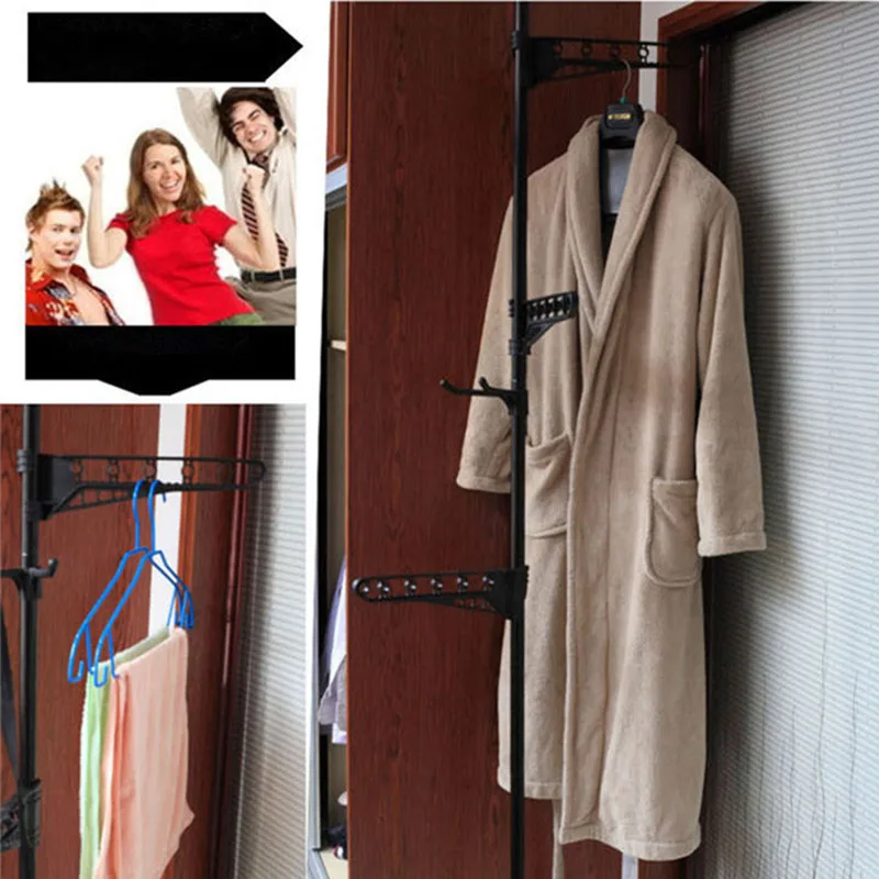  Hot Sale Standing Type pipe + ABS plastic racks 3 layer combination hangers for clothes bag hat cap - 32832251508