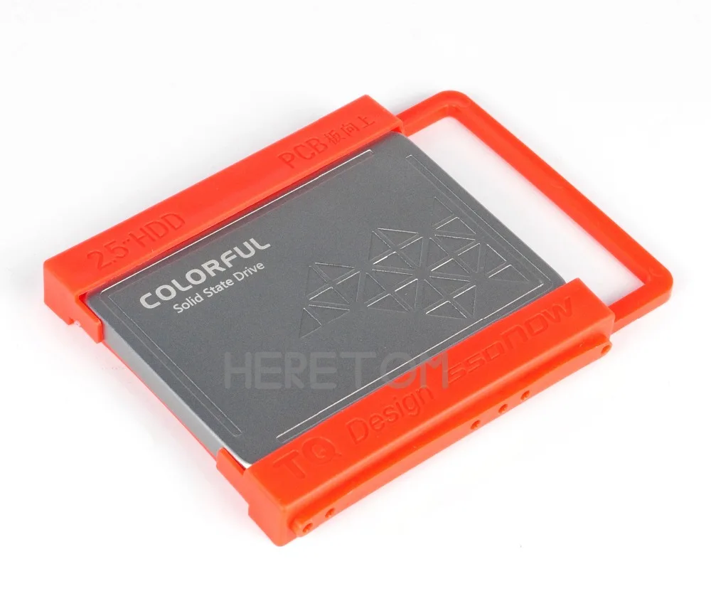 Heretom 10 шт./лот 2 5 до 3 дюймов SSD для HDD Монтажная рейка пластмассовый адаптер