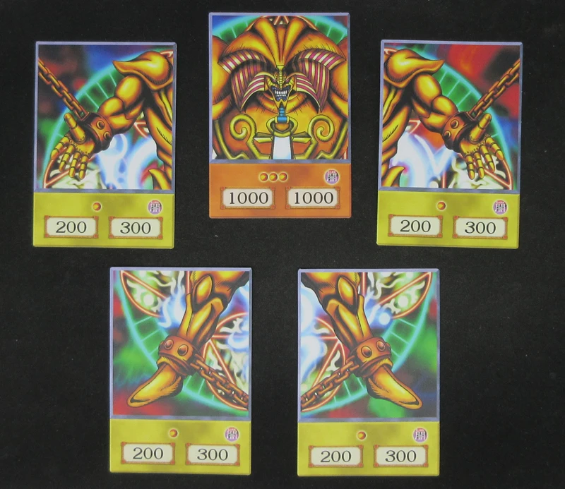 20pcs Yu-Gi-Oh! Anime-Style Cards: Dark Magician, Exodia, Obelisk, Slifer, Ra, Classic DM Orica Proxy Cards, Perfect for Collectors & Fans image 2