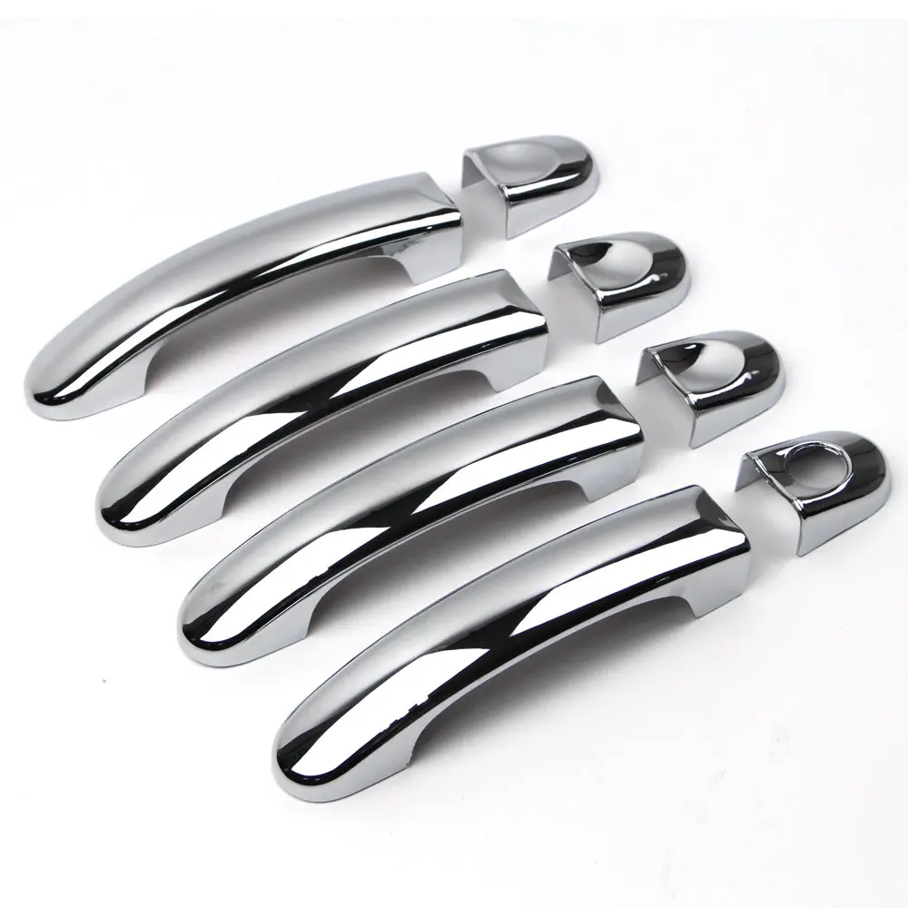 Крышка дверной ручки для Φ T5 2003 2013 ABS Chrome mould Trim Bezel с умным отверстием
