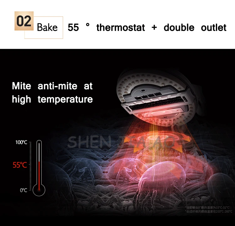 Бытовой, кроме клещей, измеритель УФ-дезинфекции, пылесос, уничтожающий бельевых клещей очистители ручной кровати, кроме клеевого инструмента 220 В 500 Вт