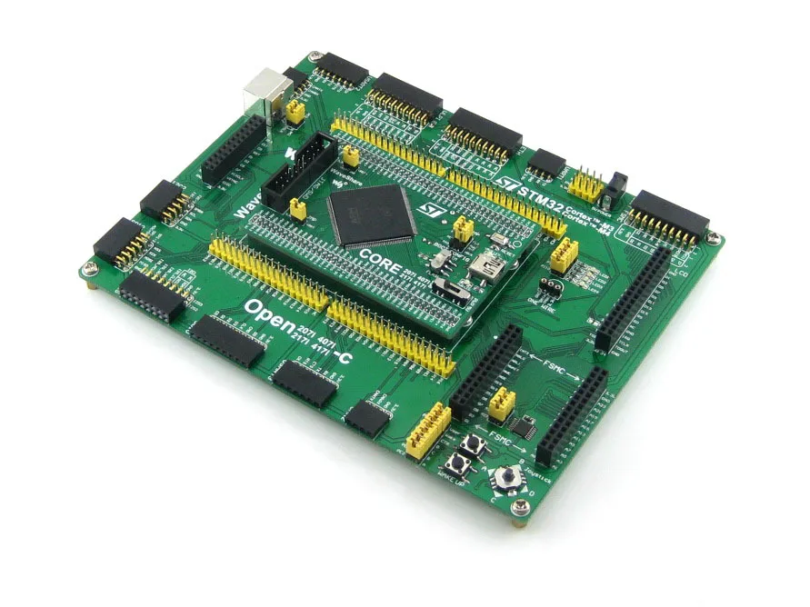STM32 ARM Cortex-M4 макетная плата STM32F407IGT6 STM32F407+ PL2303 USB UART модуля Open407I-C Стандартный