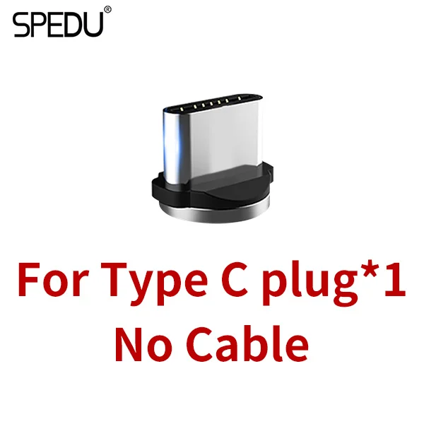 Usb зарядное устройство, автомобильное зарядное устройство SPEDU Магнитный кабель для huawei P10 honor 9 meizu pro 6 7 oneplus 5t 5 мобильный телефон автомобильное зарядное устройство кабель - Тип штекера: 1 Type C Plug