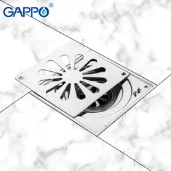 GAPPO стоков нержавеющая сталь анти-запах трапных душ канализации сетчатый ванная комната трапы напольные покрытия