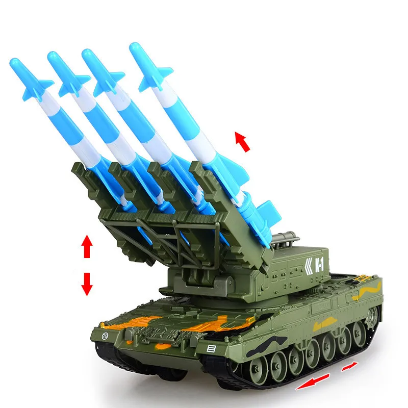 Изысканный 1:40 военная модель танка для защиты воздуха литье игрушка с