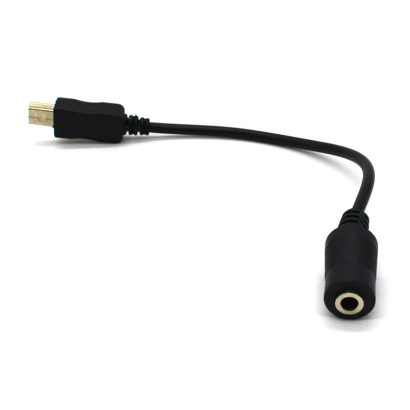 Мини USB мужчина к 3 5 мм Женский Джек аудио кабель Шнур для микрофонного адаптера