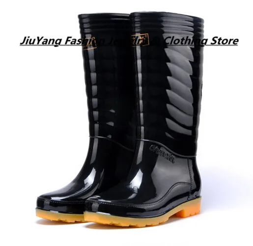2015 new fashion PVC protective industrial mineral men's work rain