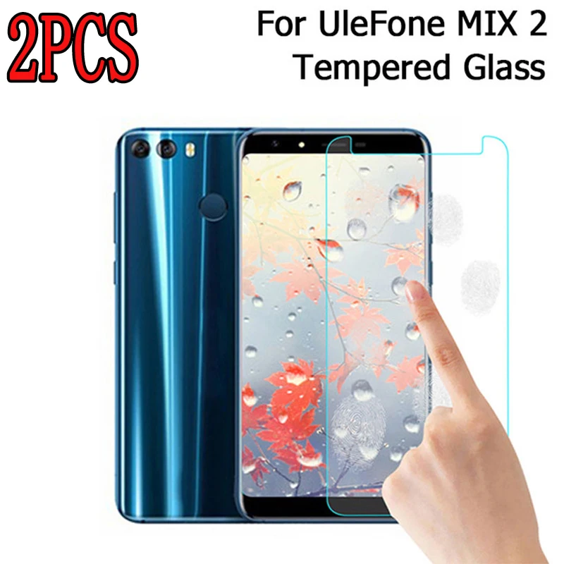 

2PCS Tempered Glass For ULEFONE MIX 2 Protective Film 9H Screen Protector Explosion-proof For ULEFONE MIX 2 MIX2