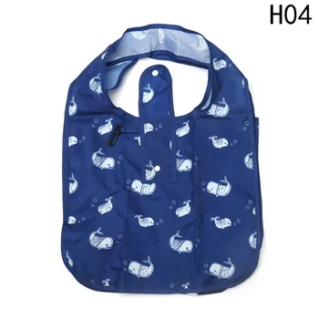 

Floral Folding Shopping Bag Reusable Grocery Nylon Bag Large Bag Cute Travel Tote