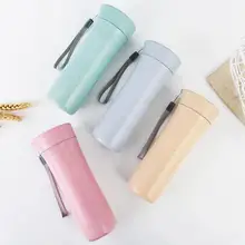 Натуральный фруктовый сок Infuser бутылка воды пшеничной соломы Портативный лимонный сок бутылка с держатель телефона вода открытый шейкер спортивные