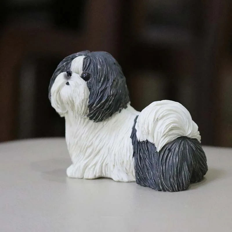 Mnotht мини игрушки 1/6 хризантемы Shih Tzu модель собаки китайские Животные Собака
