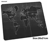 world map mousepad 26x21cm gaming mouse pad big gamer mat locked edge game computer desk padmouse keyboard High-end play mats ► Photo 3/5